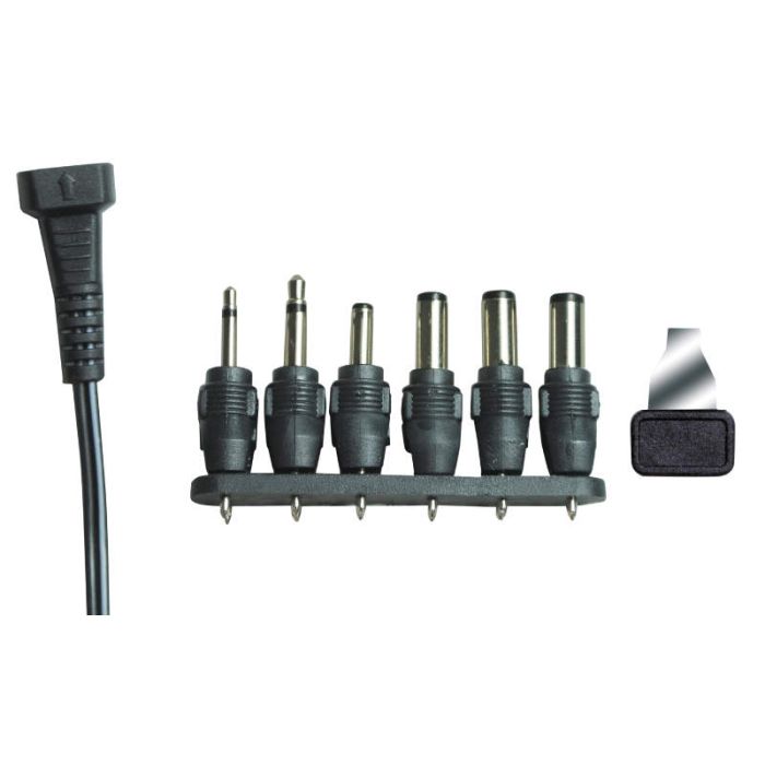 9V 1.5A Netzteil für Gitarren Pedale, 100-240V Universal Stromversorgung mit 5-Wege Daisy Chain Kabel, DC 9V Center Negative, für Boss Zoom Behringer Effektpedale