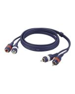 DAP FL27150 2 x RCA Male - 2x RCA Female kabel 1.5m