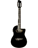 EKO NXT N100CWE-BLK Cutaway Elektrisch Klassieke gitaar See Through Black