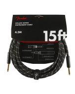 Fender Deluxe Series instrument kabel 4.5m tweed zwart