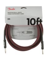 Fender Professional Tweed instrument kabel 3m rood