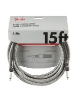 Fender Professional Tweed instrument kabel 4.5m wit