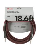 Fender Professional Tweed instrument kabel 5.5m rood