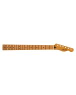 Fender satin roasted maple Telecaster Hals 22 jumbo frets maple flat oval shape