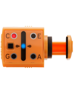Korg Minipitch ukulele clip-on stemapparaat oranje