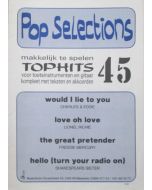 Pop Selections 45 Tophits voor toets en gitaar