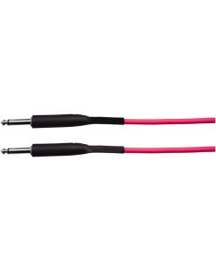 Gitaarkabel 6m roze fluoriserend