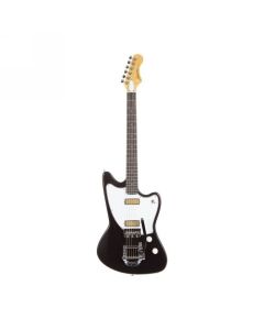Harmony Silhouette w Bigsby Electric Guitar wCase Space Black