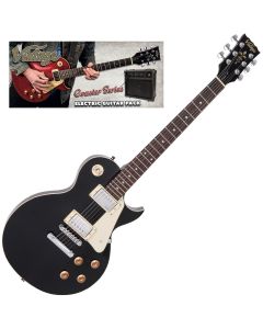 Vintage V10 Coaster Electric Guitar Pack - Gloss Black