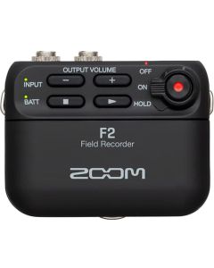 Zoom F-2 Field Recorder And Lavalier Mic