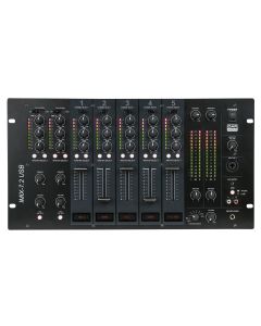 DAP IMIX-7.2 USB 7Ch 6U install mixer, 2 zones