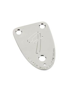 Fender American Vintage 70s neck plate F-logo chrome