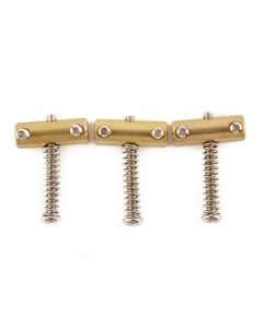 Fender American Vintage Brug zadels brass (3 stuks)