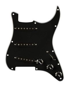 Fender Pre-wired Strat Pickguard Pure Vintage 59 SSS w/RWRP middle zwart