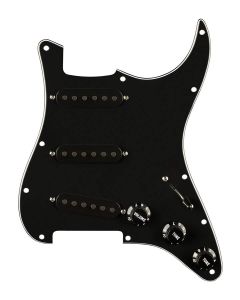 Fender Pre-wired Strat Pickguard Pure Vintage 65 SSS w/RWRP midde zwart