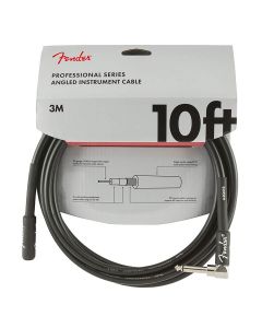 Fender Professional Series instrument kabel haaks 3m zwart