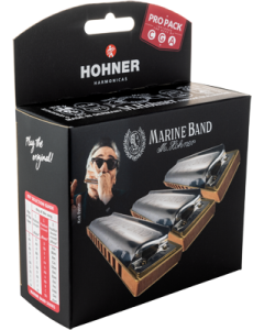 Hohner Marine Band Classic C G A Pro Pack