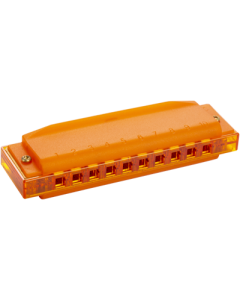 Hohner Translucent Harp C oranje