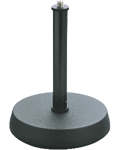 K&M 232 Tafel microfoon statief ronde voet 130mm