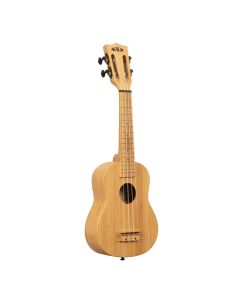 Kala All Solid Bamboo Soprano Ukulele incl. tas