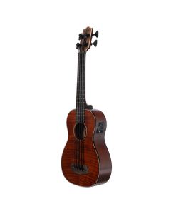 Kala Exotic Mahogany Left-Handed Acoustic-Electric U-BASS