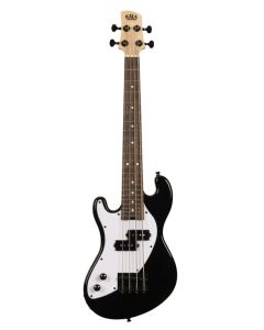 Kala Solid Body 4-String Jet Black Fretted U-BASS Left Handed