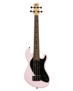 Kala Solid Body 4-String Pale Pink Fretted U-BASS