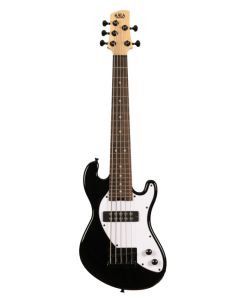 Kala Solid Body 5-String Jet Black Fretted U-BASS