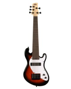 Kala Solid Body 5-String Tobacco Burst Fretless U-BASS