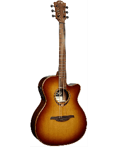 LAG Tramontane 118 T118ACE-BRS Auditorium Cutaway Electro-akoestische gitaar Brown Shadow