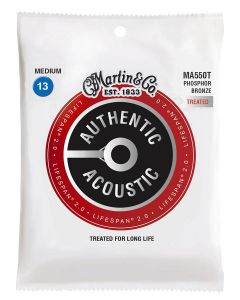 Martin MA550T Authentic Acoustic Lifespan 2.0 akoestische gitaarsnaren .013