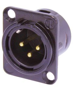 Neutrik NC3MDLB1 Male XLR Chassis