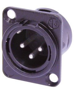 Neutrik NC3MDLBAG1 Male XLR Chassis