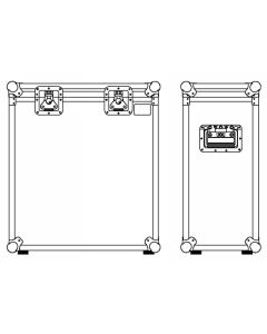 Seeburg Acoustic Line A3 flightcase for 2pcs