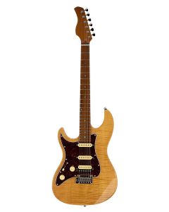 Sire S7FML/NT elektrische gitaar s-stijl linkshandige met gevlamde esdoorntop naturel