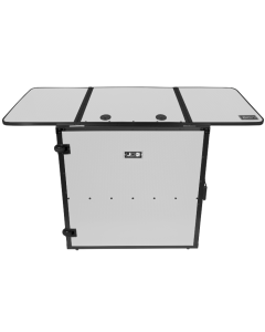 UDG Ultimate Fold Out DJ Table White MK2 Plus Wheels