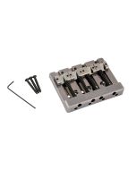 Fender Himass string-through 4-string bass brug Brass chrome