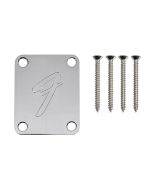 Fender Neck Plate American Vintage 70s F logo chrome