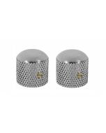 Fender Vintage Telecaster CTS shaft dome knoppen chrome (2 stuks)