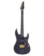 Sire X10/TBKS alder + poplar burl neck-through elektrische gitaar, transparant zwart satin, incl. gigbag