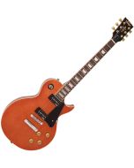 Vintage Electric Guitar-Twin Soapbar - Natural Mahogany