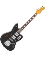 Vintage Revo Series Surfmaster Quad Guitar - Boulevard Black