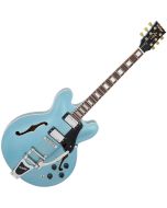 Vintage Semi-Acoustic Guitar incl  Bigsby - Gun Hill Blue