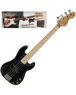 Vintage V30 Coaster 78 Bass Guitar Pack - Gloss Black