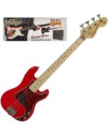 Vintage V30 Coaster 78 Bass Guitar Pack - Gloss Red
