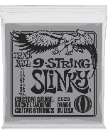 Ernie Ball 2628 Slinky 9-snarig elektrische gitaarsnaren .009