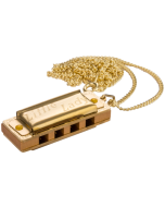 Hohner Little Lady C verguld met ketting