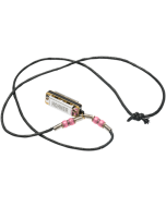 Hohner Mini met halsketting roze C