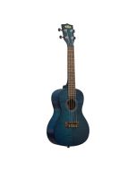 Kala Concert Exotic Mahogany Blue Ukulele met tas