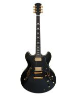 Sire H7/BK elektrische archtop gitaar zwart